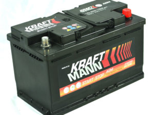 Kraftmann - 12V 80Ah - AGM Start-Stop - autó akkumulátor - jobb+